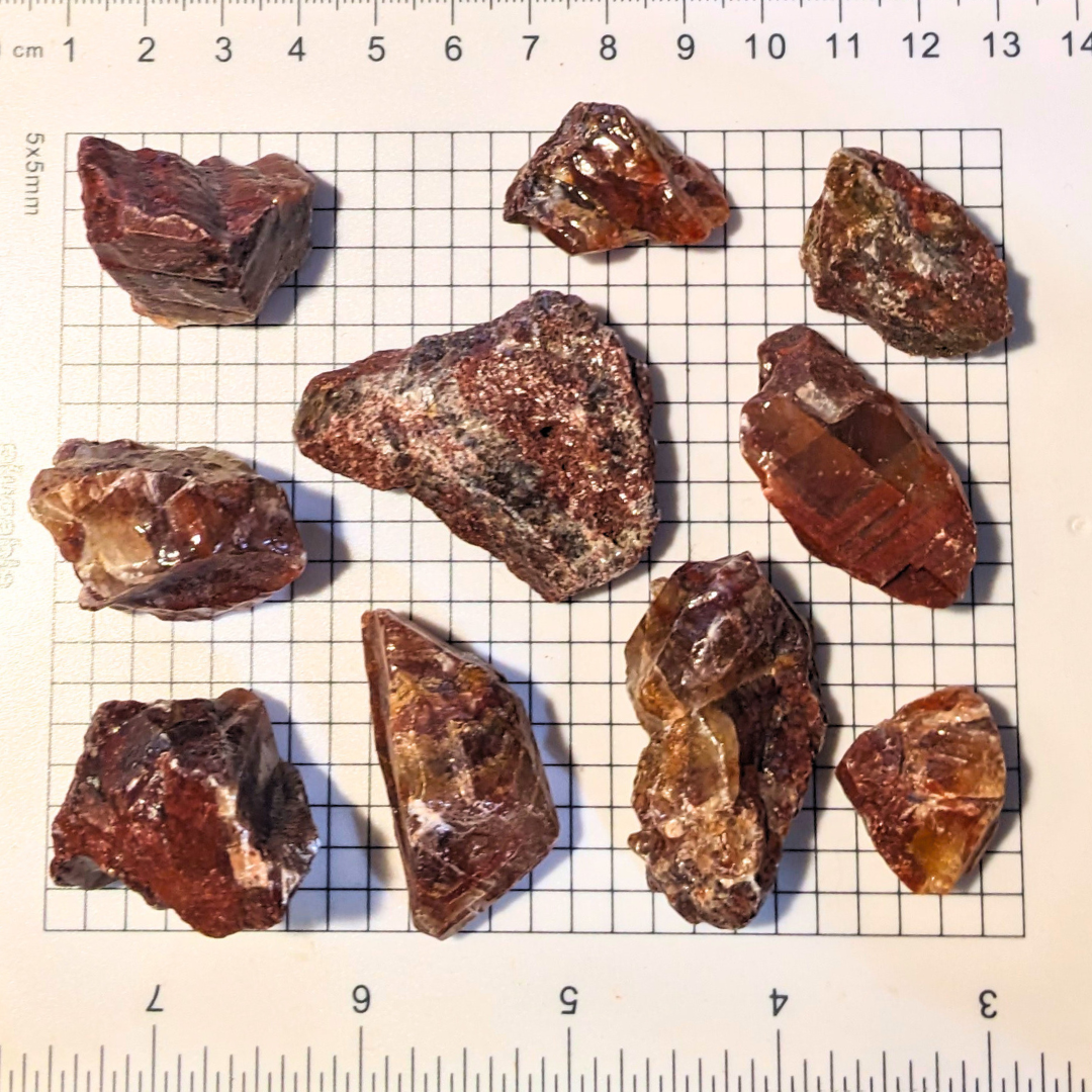 Blood Calcite - Rough, Medium