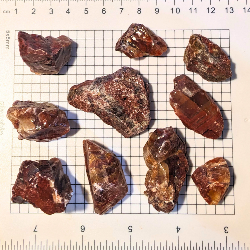 Blood Calcite - Rough, Medium