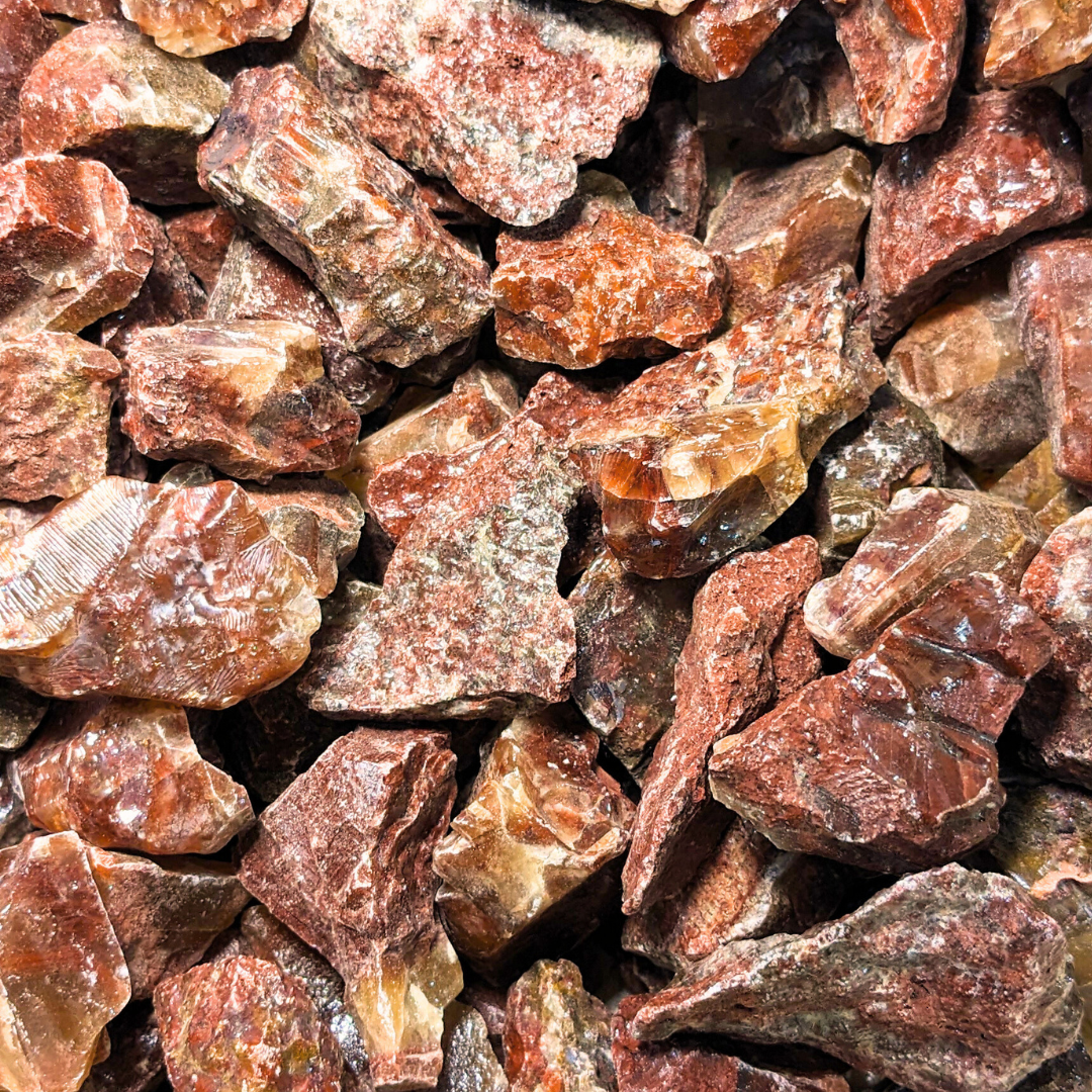 Blood Calcite - Rough, Medium