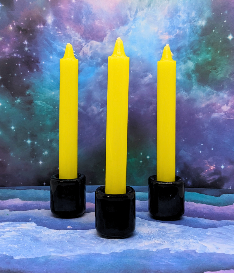 6" Taper Candle - Yellow