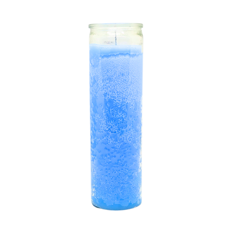 7 Day Candle - Light Blue