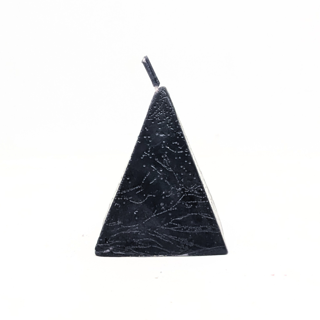 Pyramid Candle - Black