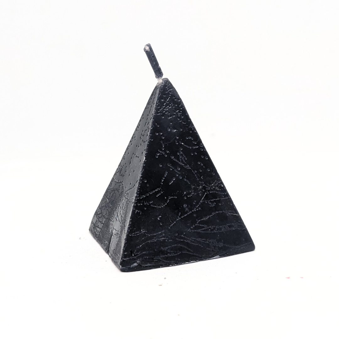 Pyramid Candle - Black