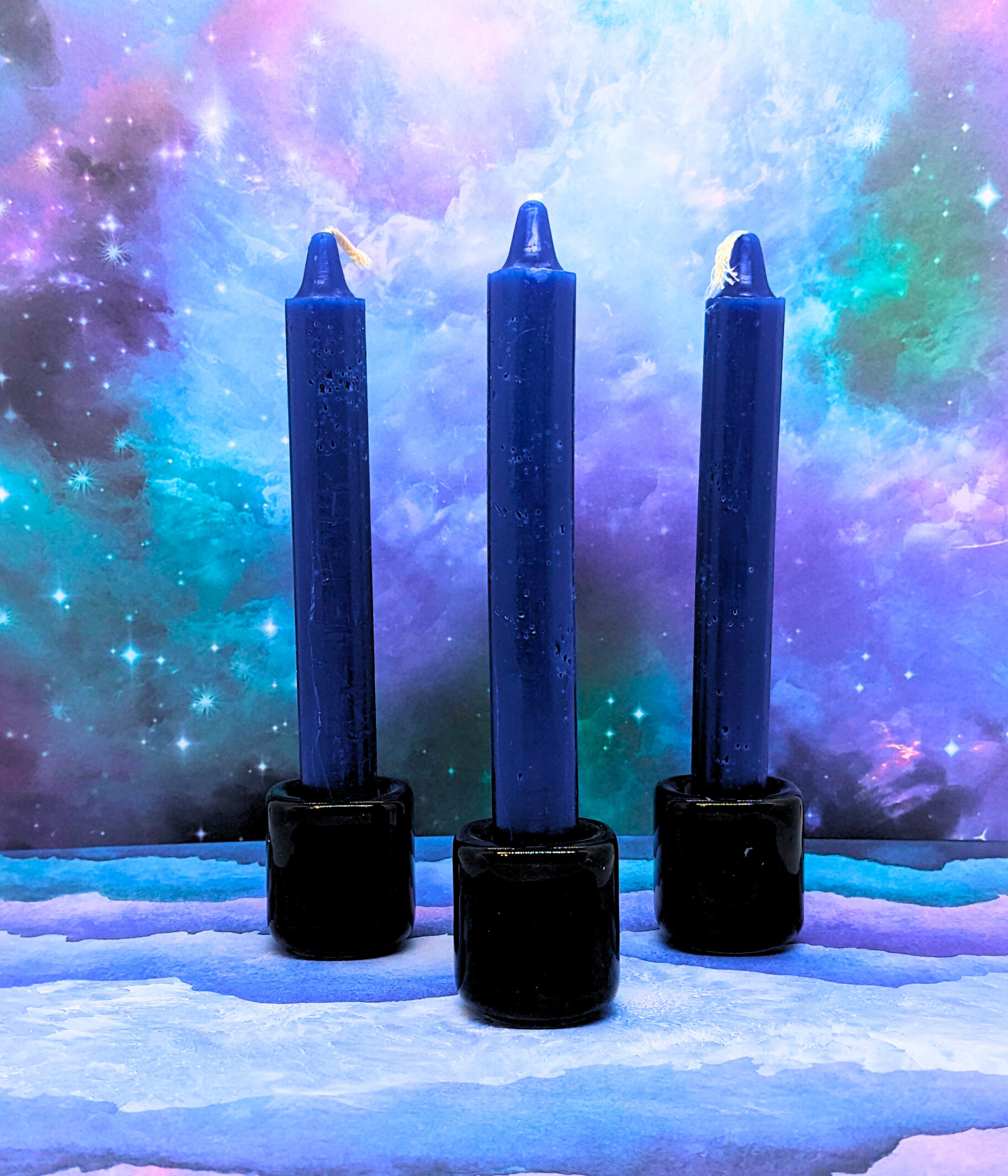 6" Taper Candle - Blue