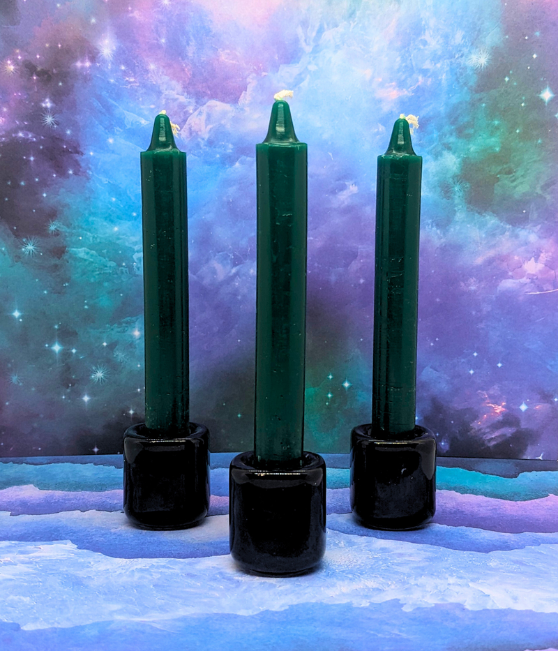 6" Taper Candle - Green