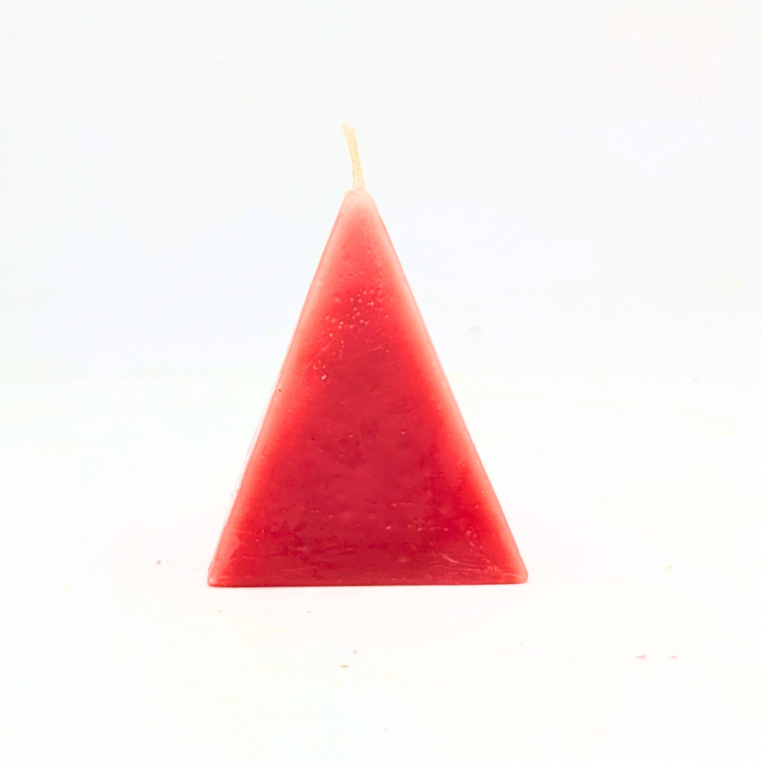 Pyramid Candle - Red