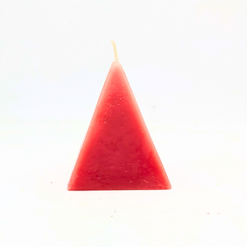 Pyramid Candle - Red