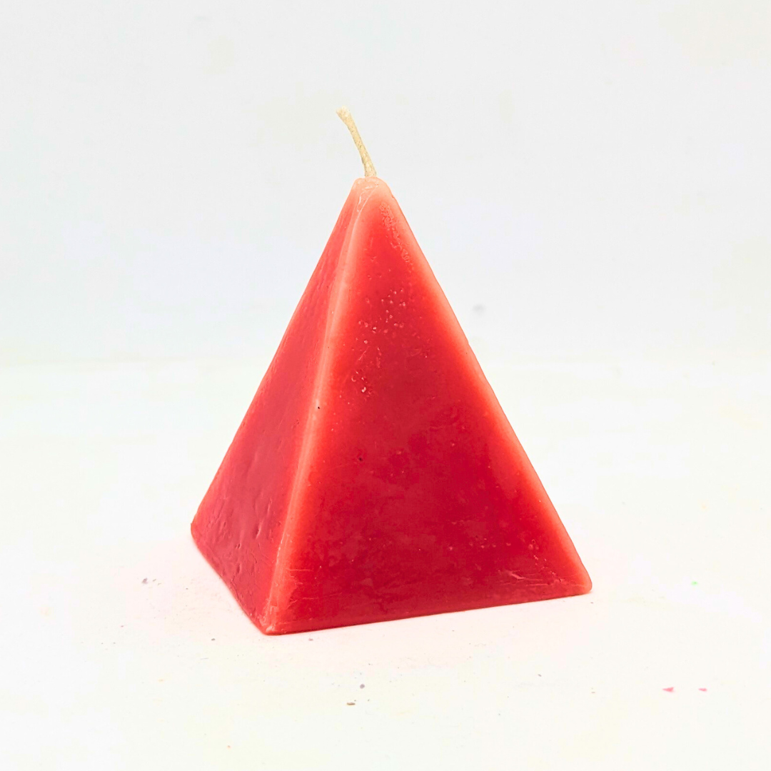 Pyramid Candle - Red