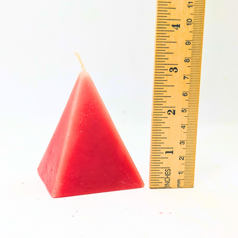 Pyramid Candle - Red