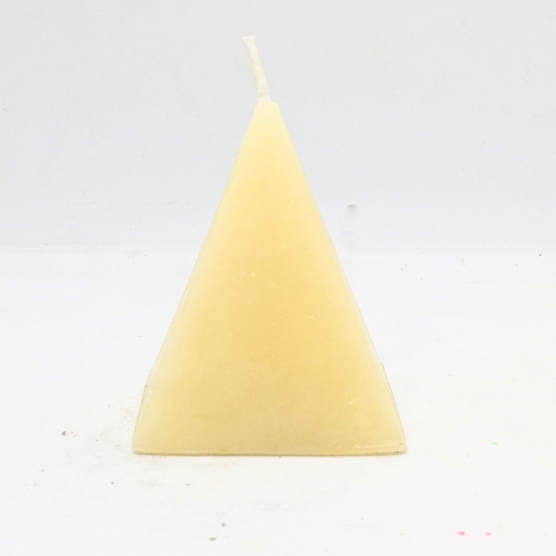 Pyramid Candle - White