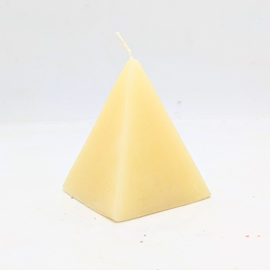 Pyramid Candle - White