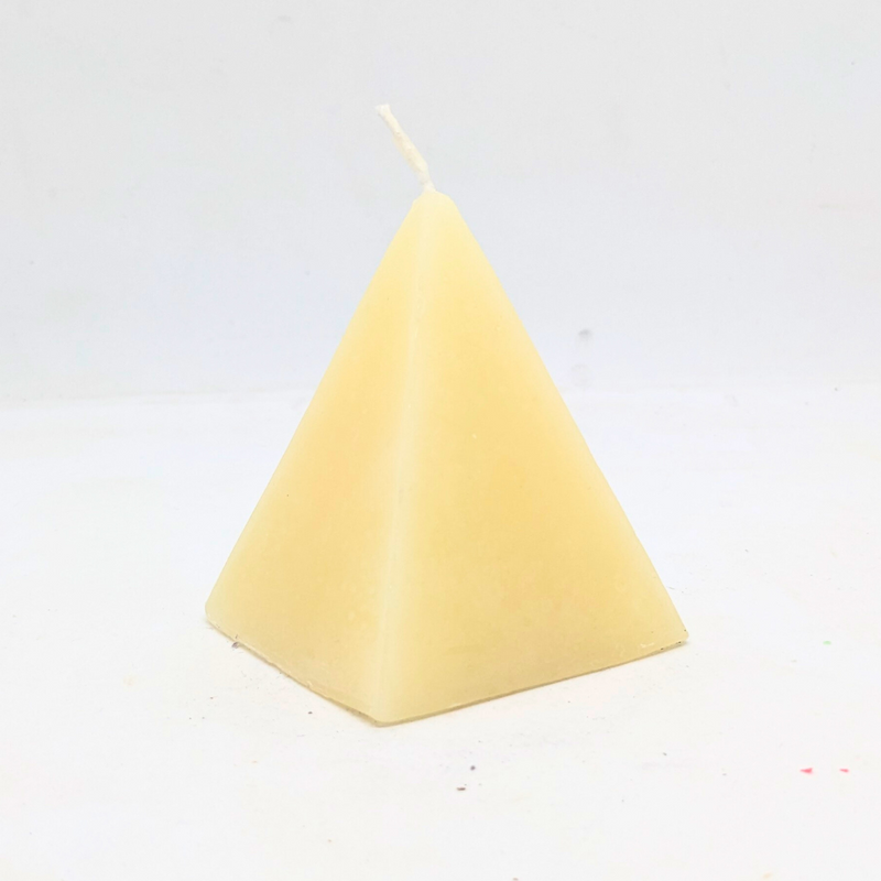 Pyramid Candle - White