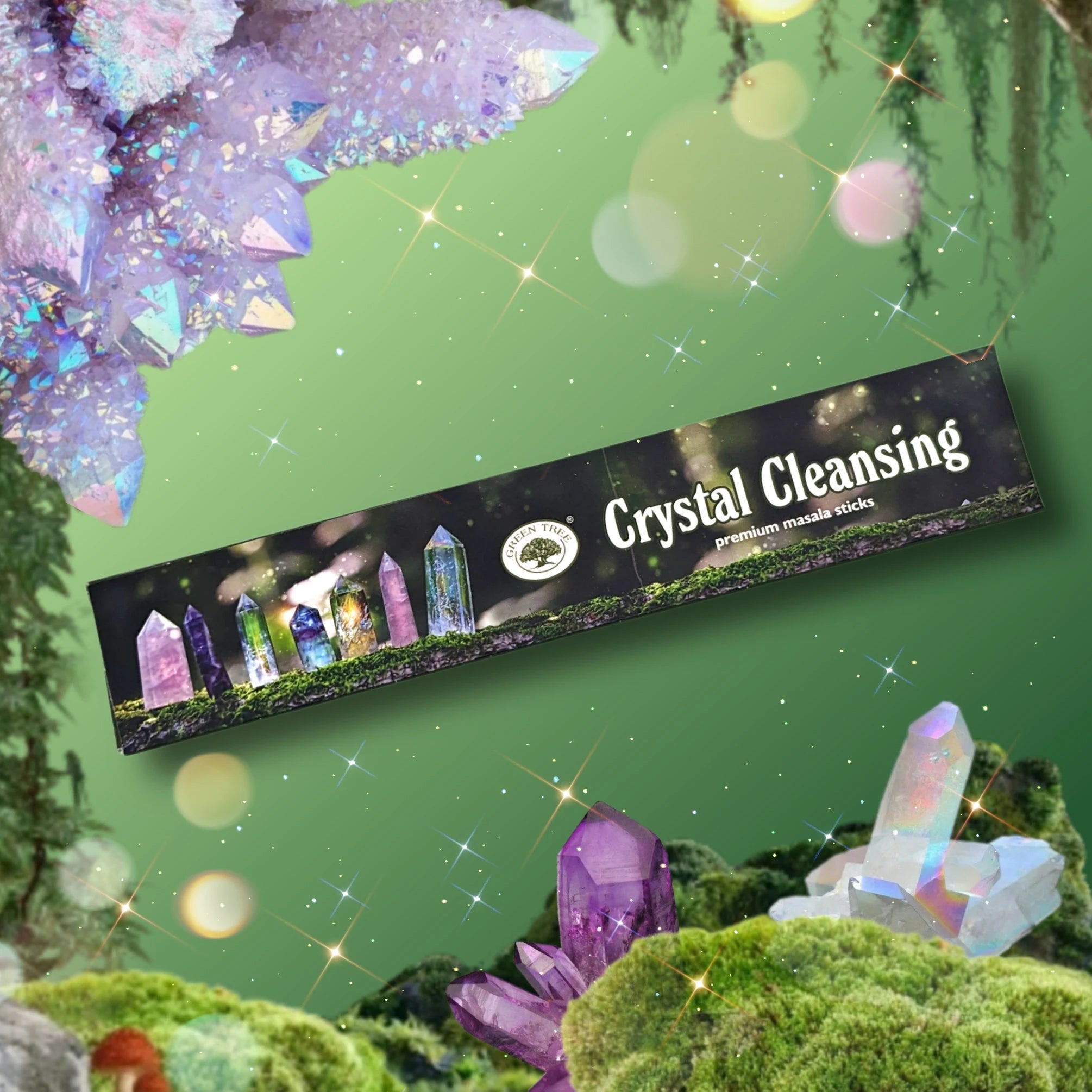 Crystal Cleansing Incense - Green Tree