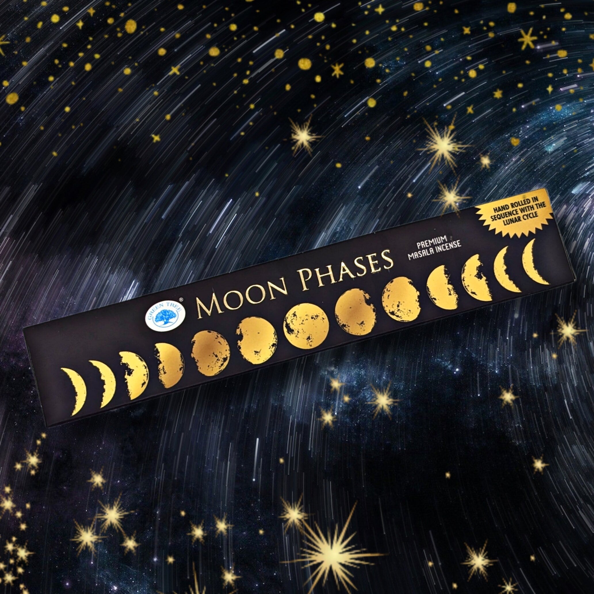 Moon Phases Incense - Green Tree